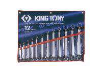 6-32mm bộ hai đầu miệng 12 cái hệ mét Kingtony 1712MR 6-32mm bộ hai đầu miệng 12 cái hệ mét Kingtony 1712MR