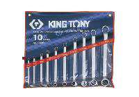 6-32mm bộ hai đầu vòng 10 cái hệ mét Kingtony 1710MR 6-32mm bộ hai đầu vòng 10 cái hệ mét Kingtony 1710MR