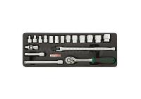 Bộ tuýp vặn ốc 18 món Toptul GCAT1808