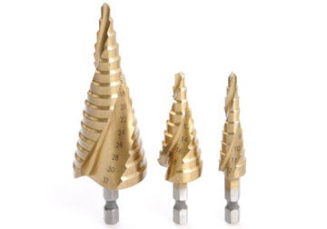 4-32mm Bộ mũi khoan côn HSS 3 chi tiết lõi nhiều bước khoan chuôi lục giác Workzone 25103953