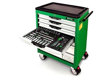 Bộ tủ dụng cụ 7 ngăn màu đỏ 279 chi tiết Toptul GV-27906 Bộ tủ dụng cụ 7 ngăn màu đỏ 279 chi tiết Toptul GV-27906